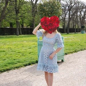 Self-portrait Baby blue dress